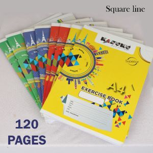 A4 Exercise Book 120 Pages Square Line