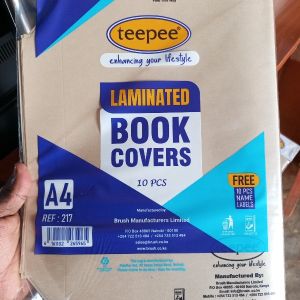 A4 Laminated Book Covers Brown