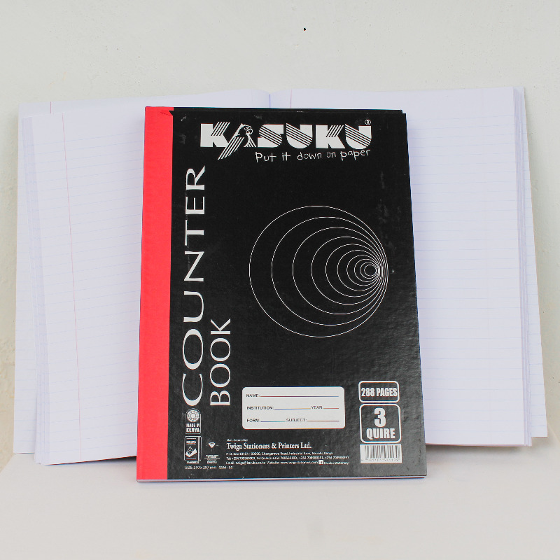 Picture 1 of Hard Cover A4 Counter Book 3 Quire 288 Pages